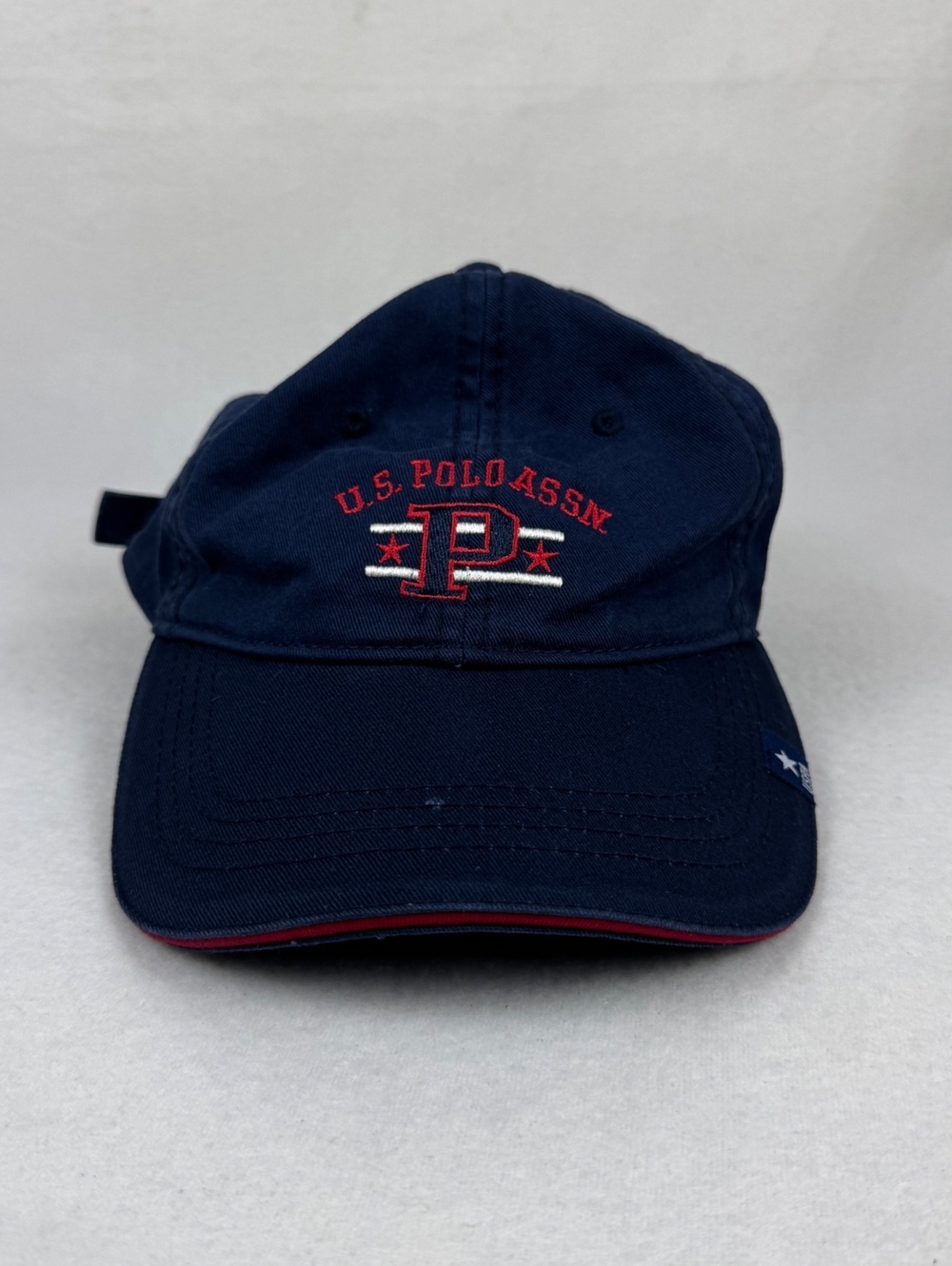 U.S. Polo Assn. Navy Blue Embroidered Adjustable Hat Cap